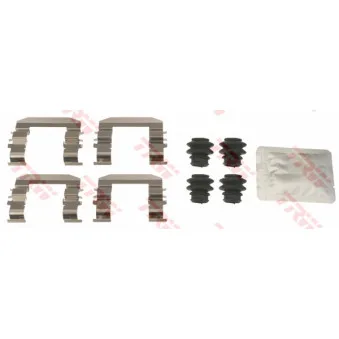 Kit d'accessoires, plaquette de frein à disque TRW PFK699