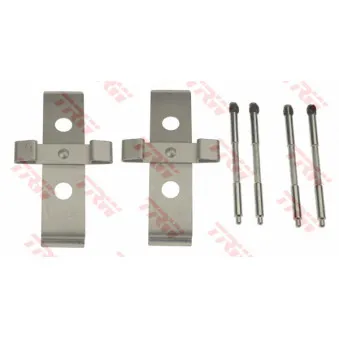 Kit d'accessoires, plaquette de frein à disque TRW PFK703