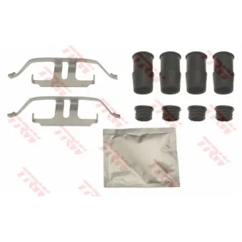 Kit d'accessoires, plaquette de frein à disque TRW PFK707