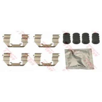 Kit d'accessoires, plaquette de frein à disque TRW PFK712