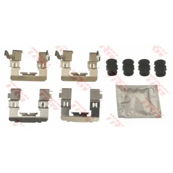 Kit d'accessoires, plaquette de frein à disque TRW PFK713
