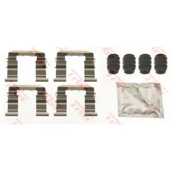 Kit d'accessoires, plaquette de frein à disque TRW PFK714