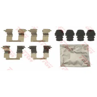 Kit d'accessoires, plaquette de frein à disque TRW PFK716