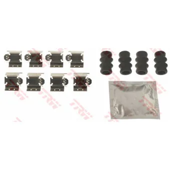 Kit d'accessoires, plaquette de frein à disque TRW PFK717