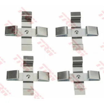 Kit d'accessoires, plaquette de frein à disque TRW PFK719