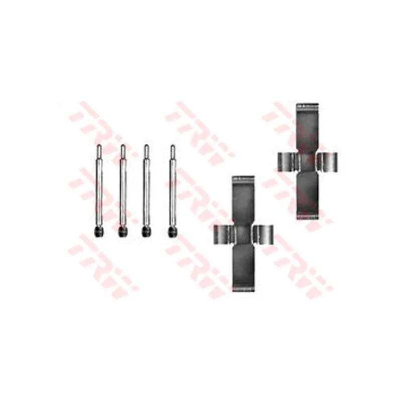 Kit d'accessoires, plaquette de frein à disque TRW PFK73