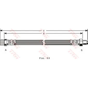 Flexible de frein TRW PHA223
