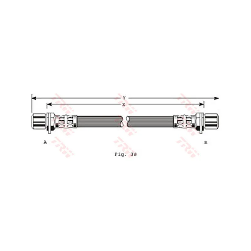 Flexible de frein TRW PHA234