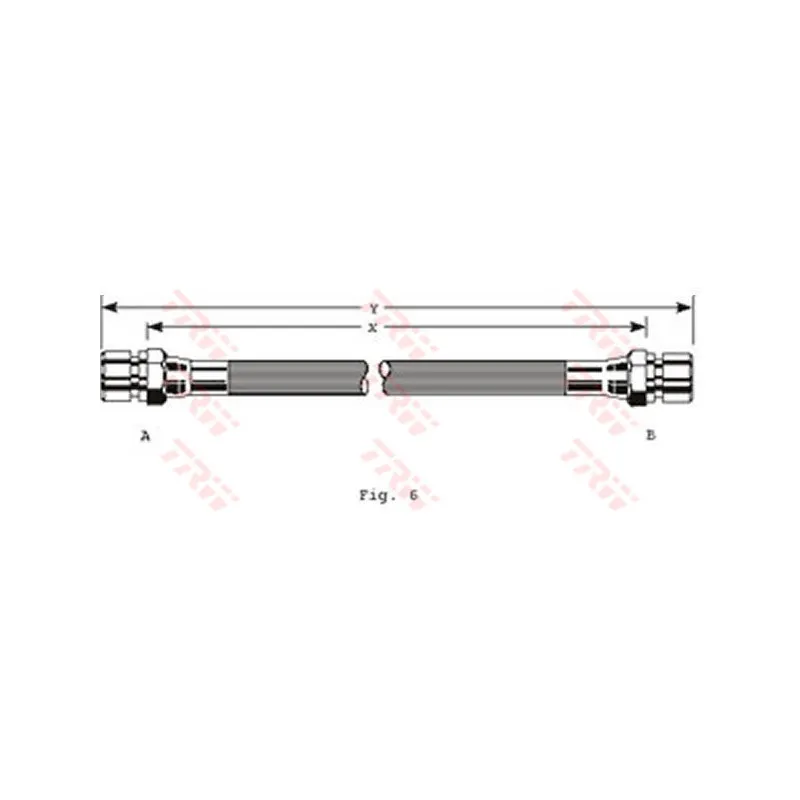 Flexible de frein TRW PHA329