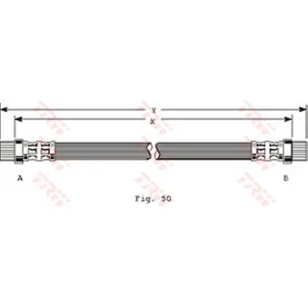 Flexible de frein TRW PHA352