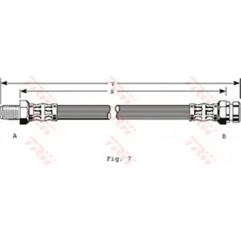 Flexible de frein TRW PHB118