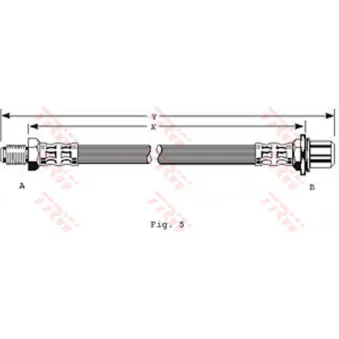 Flexible de frein TRW PHB170