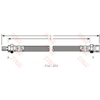 Flexible de frein TRW PHB311