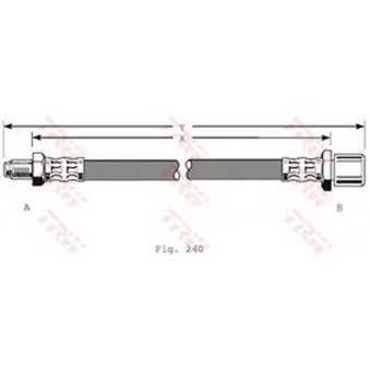 Flexible de frein TRW PHB374