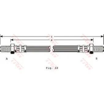 Flexible de frein TRW PHC160