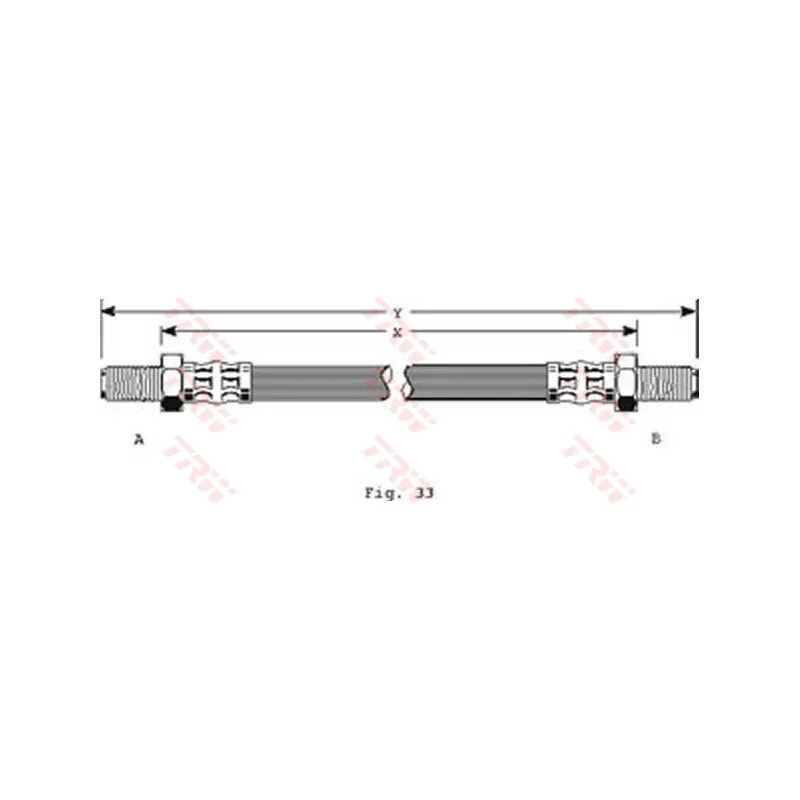 Flexible de frein TRW PHC160