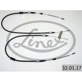 Tirette à câble, frein de stationnement LINEX