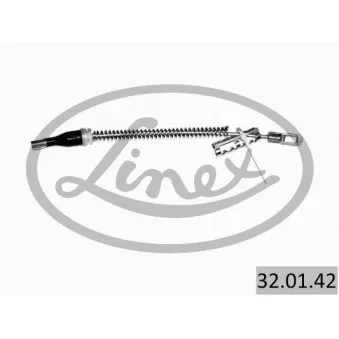 Tirette à câble, frein de stationnement LINEX 32.01.42