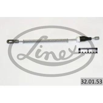 Tirette à câble, frein de stationnement LINEX