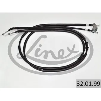 Tirette à câble, frein de stationnement LINEX 32.01.99