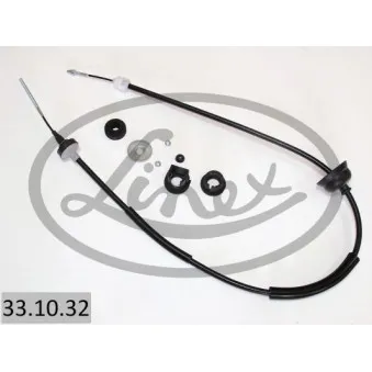 Tirette à câble, commande d'embrayage LINEX 33.10.32