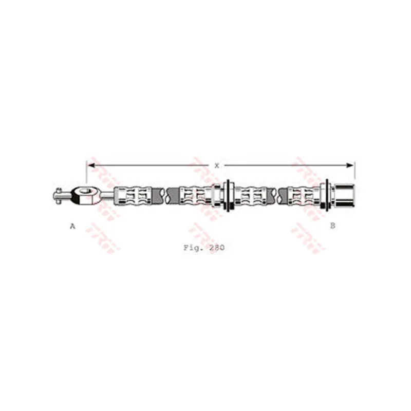 Flexible de frein TRW PHD184