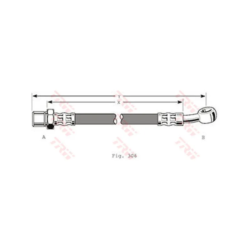 Flexible de frein TRW PHD192