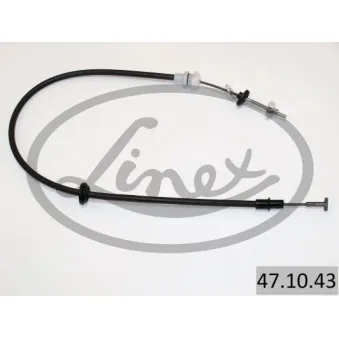 Tirette à câble, commande d'embrayage LINEX 47.10.43
