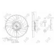 Ventilateur, refroidissement du moteur ABAKUS 003-014-0003 - Visuel 3