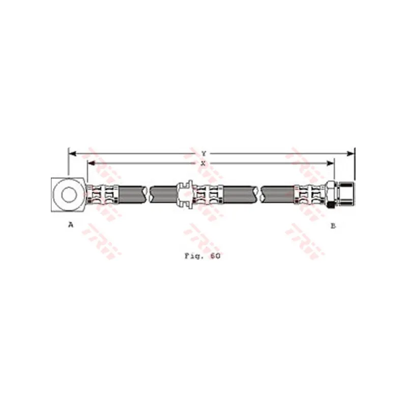 Flexible de frein TRW PHD267