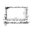 Radiateur, refroidissement du moteur ABAKUS 003-017-0004 - Visuel 3