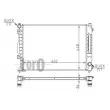 Radiateur, refroidissement du moteur ABAKUS 003-017-0008 - Visuel 2