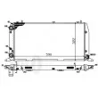 Radiateur, refroidissement du moteur ABAKUS 003-017-0010 - Visuel 3