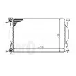 Radiateur, refroidissement du moteur ABAKUS 003-017-0012 - Visuel 3