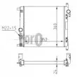Radiateur, refroidissement du moteur ABAKUS 003-017-0035 - Visuel 3