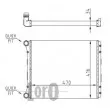 Radiateur, refroidissement du moteur ABAKUS 003-017-0038 - Visuel 3