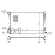Radiateur, refroidissement du moteur ABAKUS 003-017-0044-B - Visuel 3