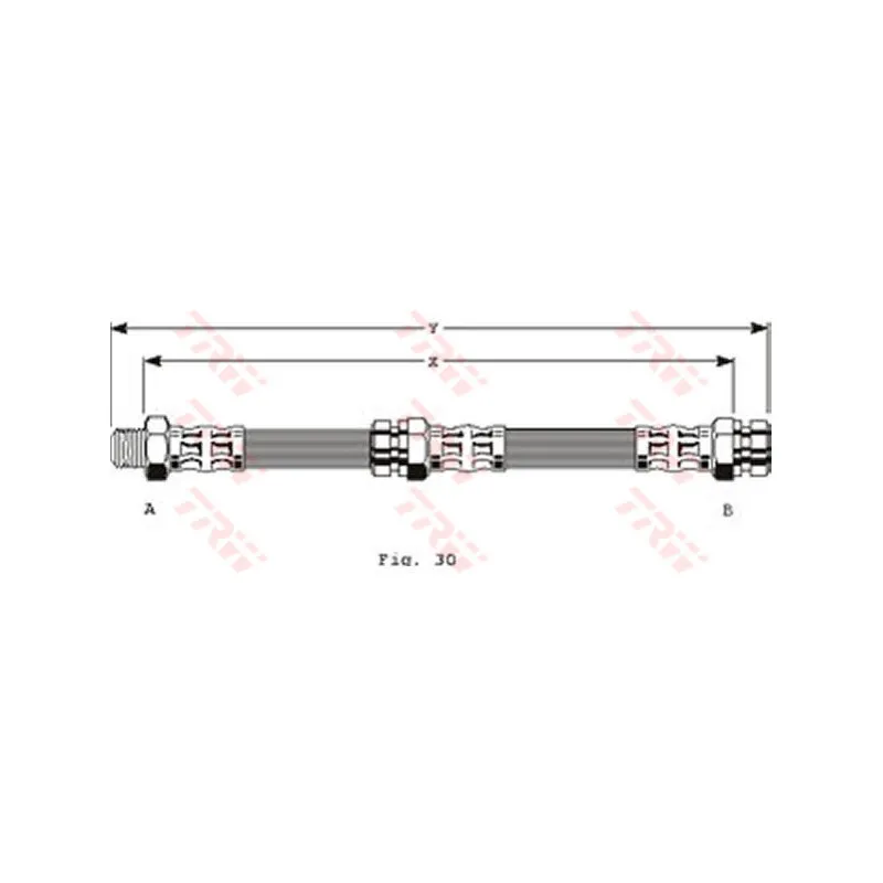 Flexible de frein TRW PHD327