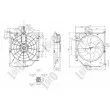 Ventilateur, refroidissement du moteur ABAKUS 004-014-0001 - Visuel 3