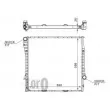 Radiateur, refroidissement du moteur ABAKUS 004-017-0009 - Visuel 3