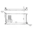 Radiateur, refroidissement du moteur ABAKUS 004-017-0033-B - Visuel 3