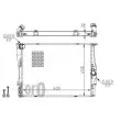 Radiateur, refroidissement du moteur ABAKUS 004-017-0036-B - Visuel 3