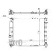 Radiateur, refroidissement du moteur ABAKUS 007-017-0002 - Visuel 3