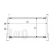 Condenseur, climatisation ABAKUS 008-016-0001 - Visuel 2