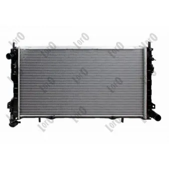 Radiateur, refroidissement du moteur ABAKUS 008-017-0006
