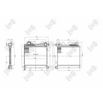Intercooler, échangeur ABAKUS