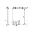 Radiateur, refroidissement du moteur ABAKUS 009-017-0016 - Visuel 3