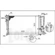 Radiateur, refroidissement du moteur ABAKUS 009-017-0031 - Visuel 3