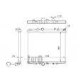 Radiateur, refroidissement du moteur ABAKUS 009-017-0044 - Visuel 3