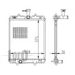 Radiateur, refroidissement du moteur ABAKUS 009-017-0056-B - Visuel 3